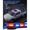 HLauto HLauto 406D Rooftop Emergency Strobe Lights Bar, 102 LED