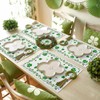 St. Patrick's Day Placemats Set of 6 Green Shamrock Table