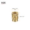 DTGN M4x8mmx6mm(ID x L x OD) Knurling Insert Nuts -