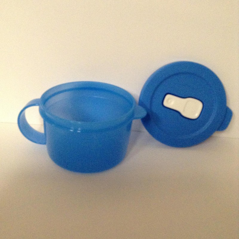 Tupperware Taza de Sopa de microondas tamaño Mediano, Color Azul