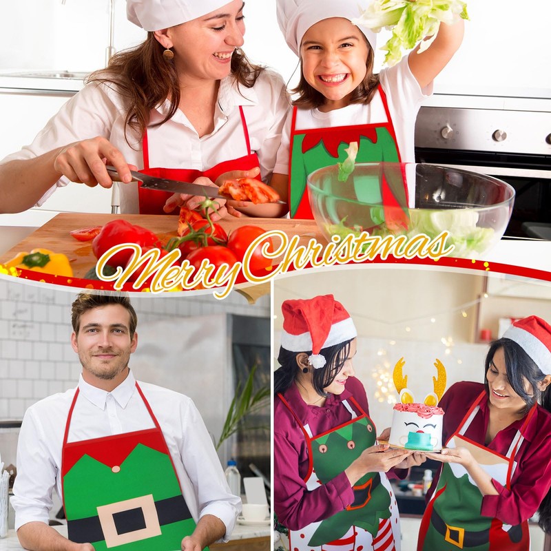 Toulite 10 Pcs Apron Cute Kitchen Cooking Aprons BBQ Bib