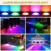 Goldlife B6 3000LM Underwater LED Boat Light, RGB Marine Underwater