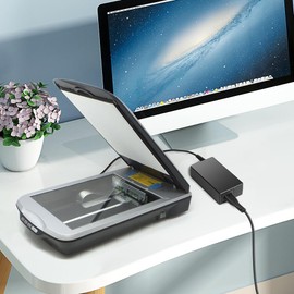 TAIFU 24V AC/DC Adapter for Epson FF-680W FF-640 Workforce ES-400 ES-500WR ES-580W DS-530 DS-510 WF110 WF-100 Document Scanner,Epson Perfection V500 V550 V600 V700 V750 V800 V850 Scanner Charger