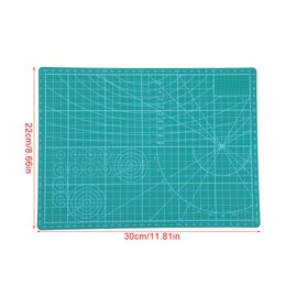 QANYEGN Cutting Mat, Self Healing Cutting Mat, Gridded Cutting Board for Fabric, Sewing, Quilting and Crafting, Imperial/Metric