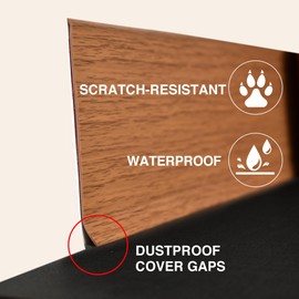 Oak Wall Molding Trim 3 Inch x 40 Feet, Wall Base Baseboard Molding Trim Flexible Self Adhesive Rubber Wall Base Moulding Trim Peel and Stick Design Home Decoration Skirting Line