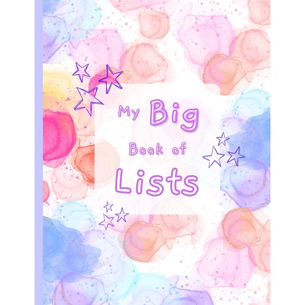 My Big Book of Lists: Checklist book for travel itineraries,