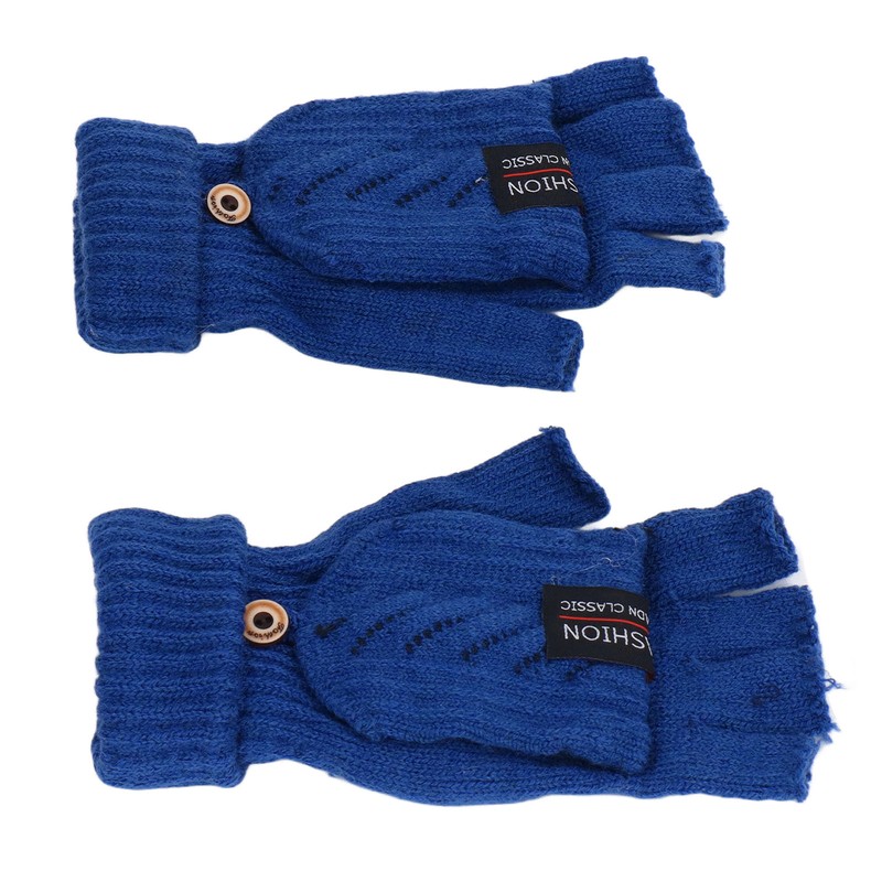 1 Pair USB Heated Gloves Electric Heating Thermal Knitting Gloves