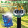 Solar Powered Mole Repellent 10 Pack, Effective Ultrasonic Gopher Repeller