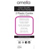 Amelia Beauty Two (2) Piece Personal Grooming Comb Kit |