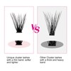 Individual Cluster Lashes Extensions 200Pcs 40D 0.07 D Curl 8-16mm