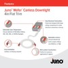 Juno LED Recessed Lights 4 Inch Round Baffle Wafer Downlight,