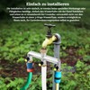 Wasserverteiler 3fach, Wasseranschluss Verteiler, Wasserverteiler 3/4 Zoll Wasserhahn Verteiler Gartenschlauch