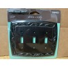 allen + roth Eastview 3-Gang Toggle Wall Plate, Dark Oil-Rubbed