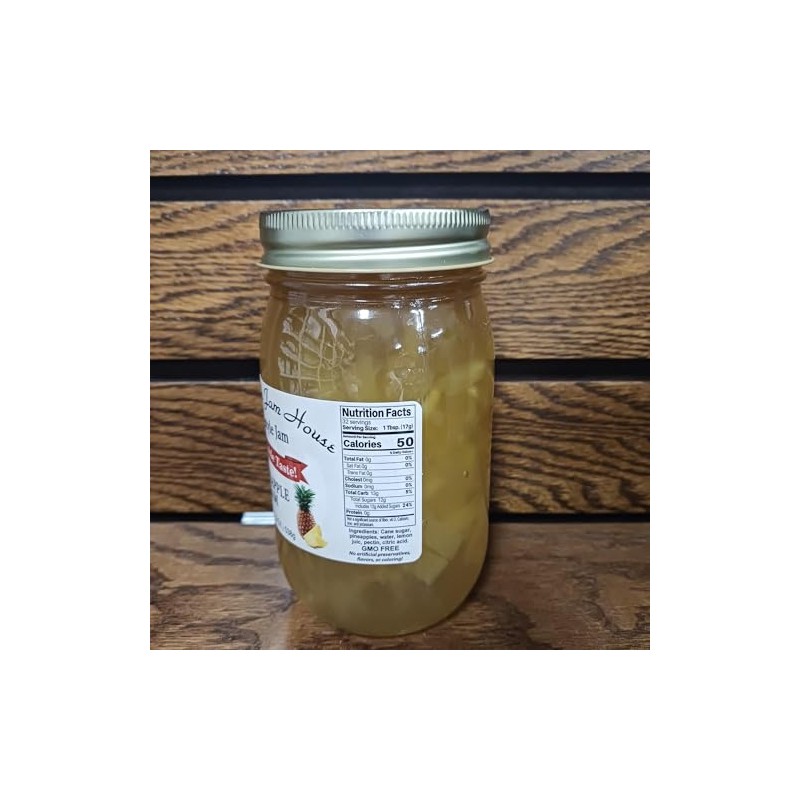 Homestyle Pineapple Jam - One Pint - Grandma's Jam House