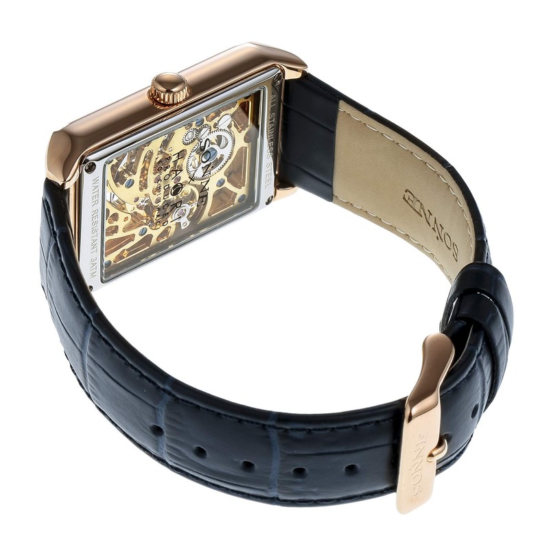 Sonne H021 Men's Watch, blue/gold, Watch Navy Dial