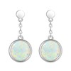 KristLand Opal Drop Earrings Opal Sterling Silver Earrings 925 Silver