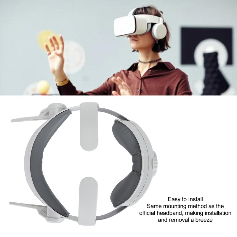 VR Head Strap, Adjustable Balance Weight, Professional Design, with Padded