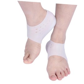 BESPORTBLE Grade Heel Socks for Plantar Anti-Cracking Ankle Sleeve 2.5CM Lift 3 Pairs Set