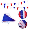 Rotenl 100 Feet 60 Pcs Red White and Blue Pennant