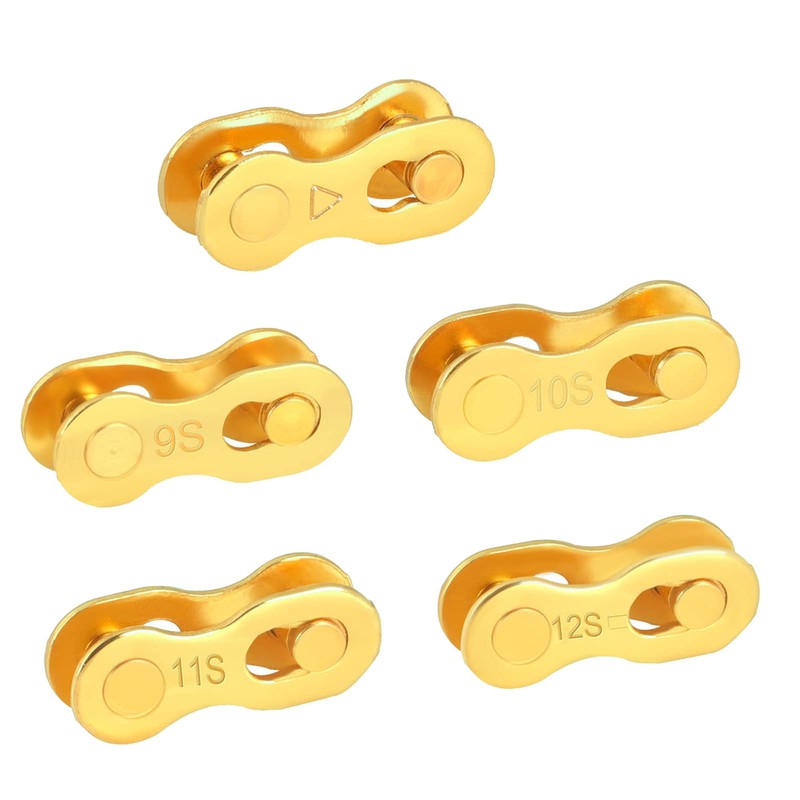 SUNTRADE 8 Pairs Bicycle Missing Link, 6/7/8/9/10/11/12 Speed Bike Chain