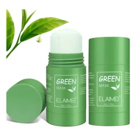 Máscara De Té Verde, Máscara Verde En Barra De 2 Piezas, Eli