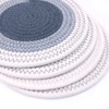 Alnicov Round Placemats Cotton Woven Rattan Heat Resistant Non-Slip Washable