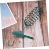 ORFOFE 2pcs Bird Feeder Hanging Pendant Metal Suet Cage Birds