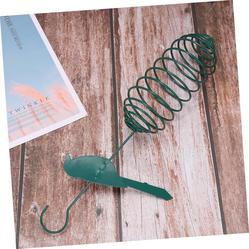 ORFOFE 2pcs Bird Feeder Hanging Pendant Metal Suet Cage Birds