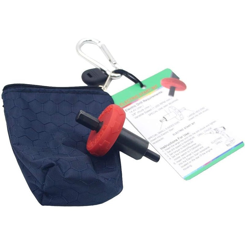 Red Jump Start Electric Engine Drill Bit Adapter for Troy