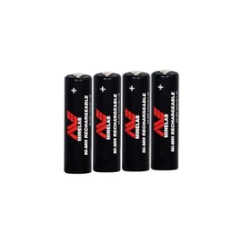 MINELAB AA 2450mAh Rechargeable Ni-MH Battery, 4-Pack