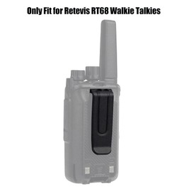 Retevis RT68 Walkie Talkie Belt Clips,Belt Clip Only for Retevis RT68 2 Way Radios(4 Pack)