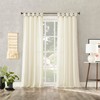 No. 918 Reman 2-Pack Twist Tab Linen Texture Semi-Sheer Tab
