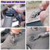 Titanium EDC Pry Bar with Bottle Opener Screwdriver Function Portable