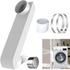 4" Periscope Dryer Vent, Adjustable Distance from 9.5"-14.5", Tight Space