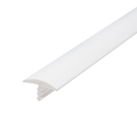 Outwater Industries 25 Foot White 5/8 Inch Center Barb Tee Moulding T Molding Hobbyist Pack, Small Projects, Arcade Machines and Tables