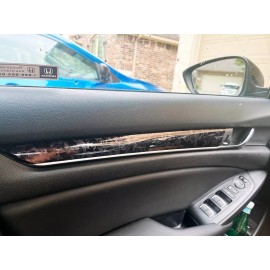 Olimia 12"x60" Ultra Gloss PET Liner Black Forged Carbon Fiber Car Vinyl Wrap 1ft x 5ft