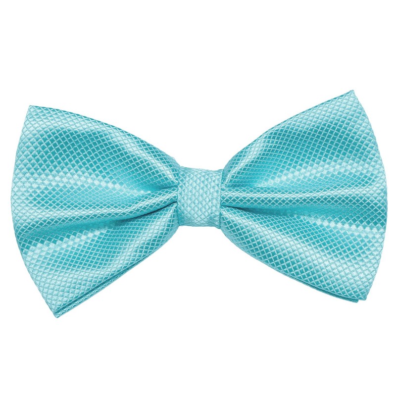 DonDon Men's Bow Tie and Pocket Square Tied and Adjustable