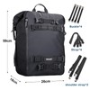 Rhinowalk Motor Saddle Bag Motorcycle Pannier Bag Waterproof Multifunctional Rear