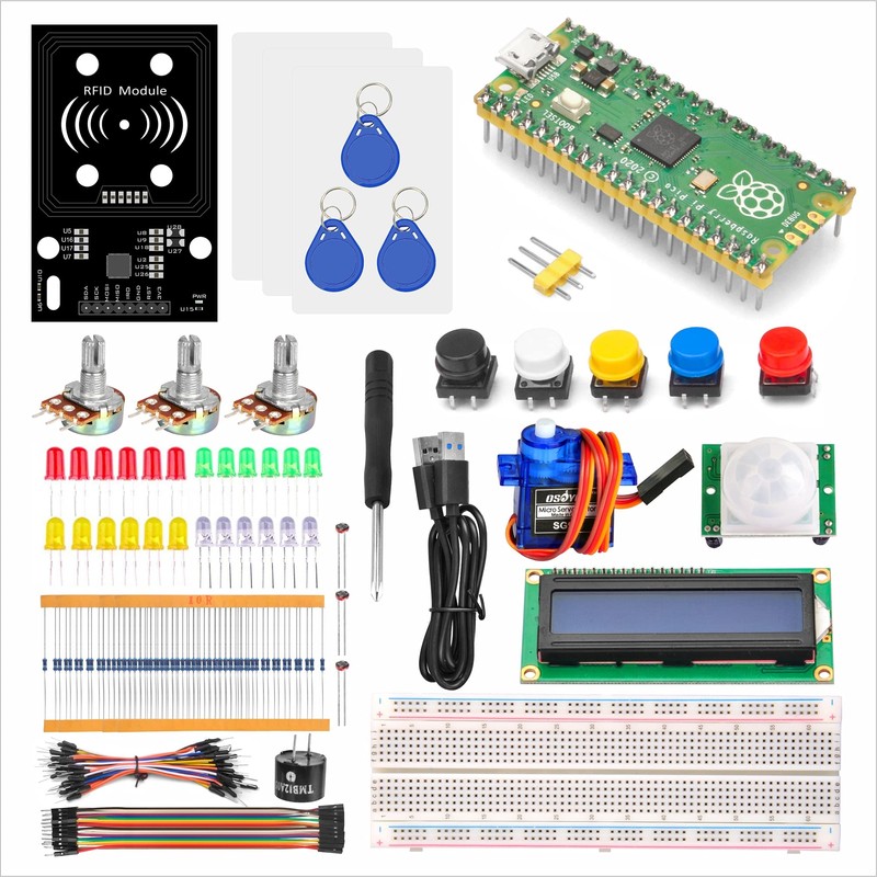 OSOYOO Raspberry Pi Pico Kit, Python Programming Sensor with Raspberry