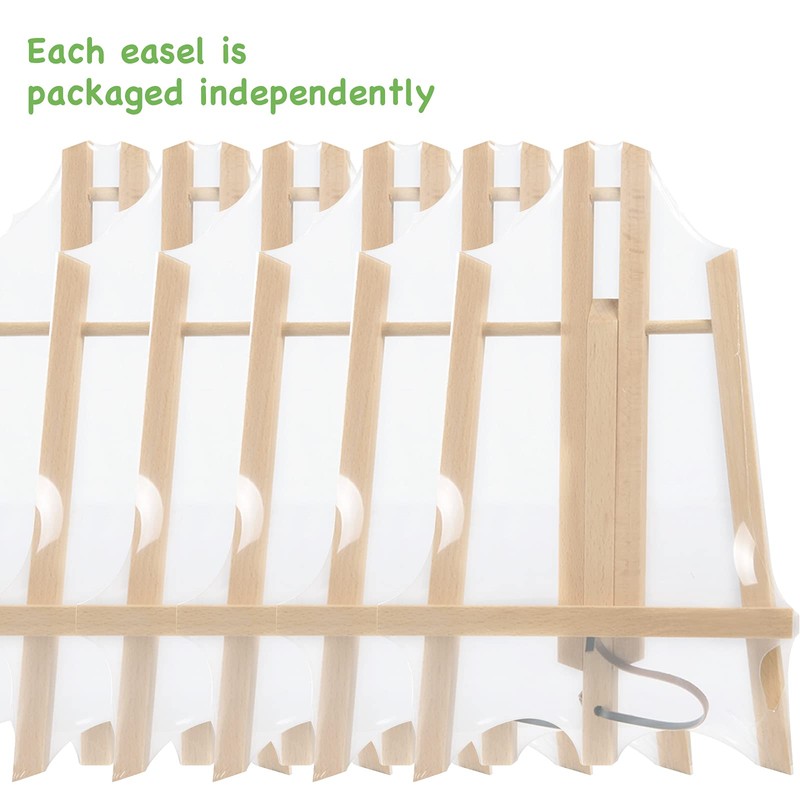CONDA 8 Pack 16" Tabletop Display Easel, Portable A-Frame Tripod