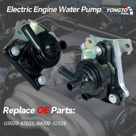 Yongtoparts Inverter Coolant Water Pump G9020-47031 Compatible with Toyota Prius 2004 2005 2006 2007 2008 2009 Engine Electric Water Pump 1.5L L4 Replace OE 04000-32528