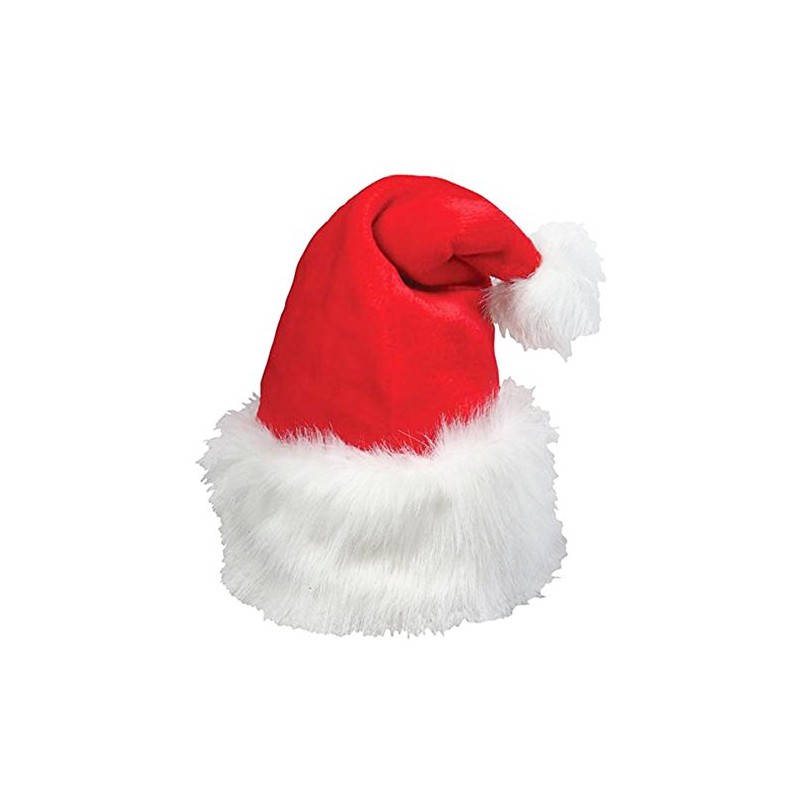 Rhode Island Novelty THICK PLUSH SANTA HAT