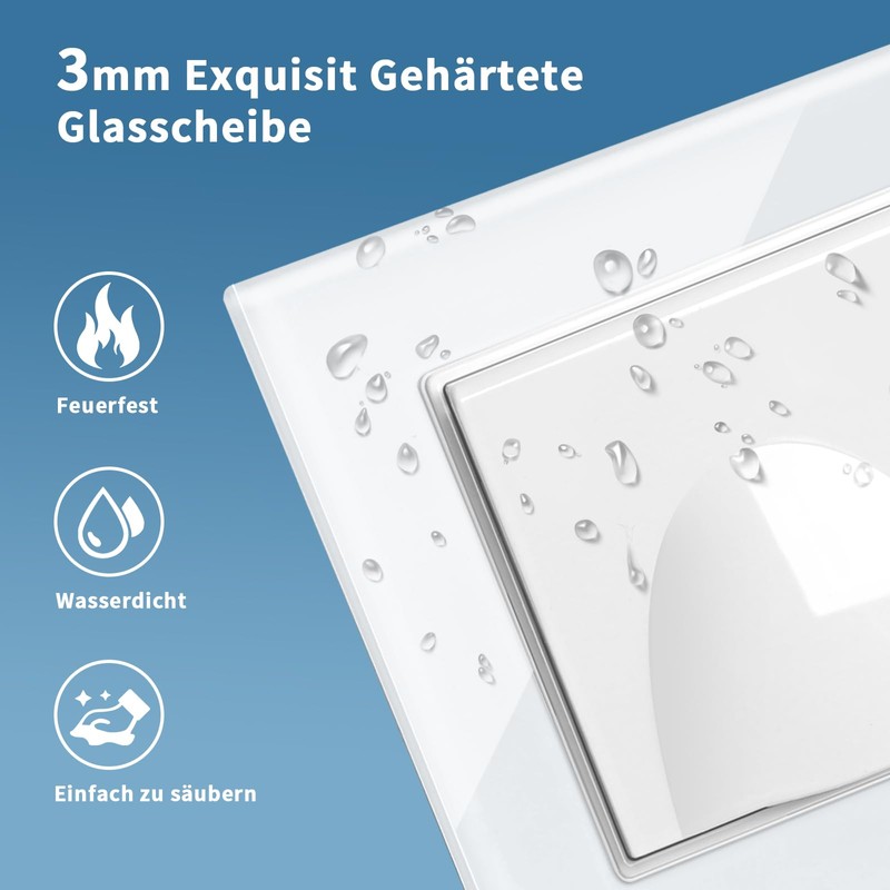 CNBINGO Waterproof Single Socket with Lid - Schuko Socket with