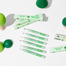 Merry Monde Super Split Line Character Pen Eye Liner 6 Types Choose 1 / 메리몽드 슈퍼트임 라인캐릭터 펜 아이라이너 6종 택1