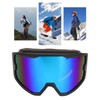 Ski Goggles Double Layer Sun Protection Anti Fog Adjustable Elasticity