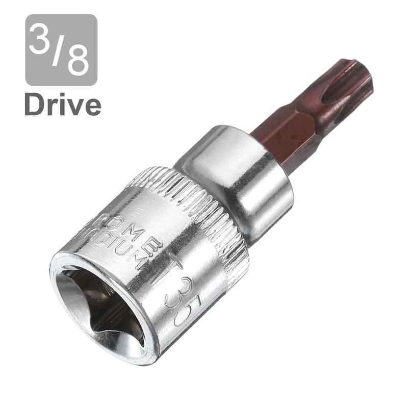 QUARKZMAN 3/8" Drive x T35 Torx Bit Socket, S2 Steel