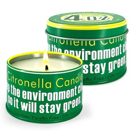 Citronella Candles, Indoor Outdoor Lemongrass Scented Candles, 4 OZ 2 Pack Pure Citronella Oil and Natural Soy Wax Long Lasting Burning Hand Poured Emergency Candles