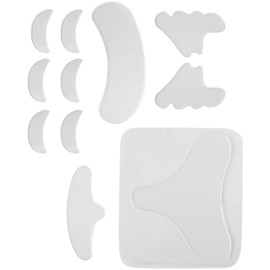 11pcs Silicone Face Anti Wrinkle Patch Reusable Cheek Chest Forehead AntiFine Lines Stickers