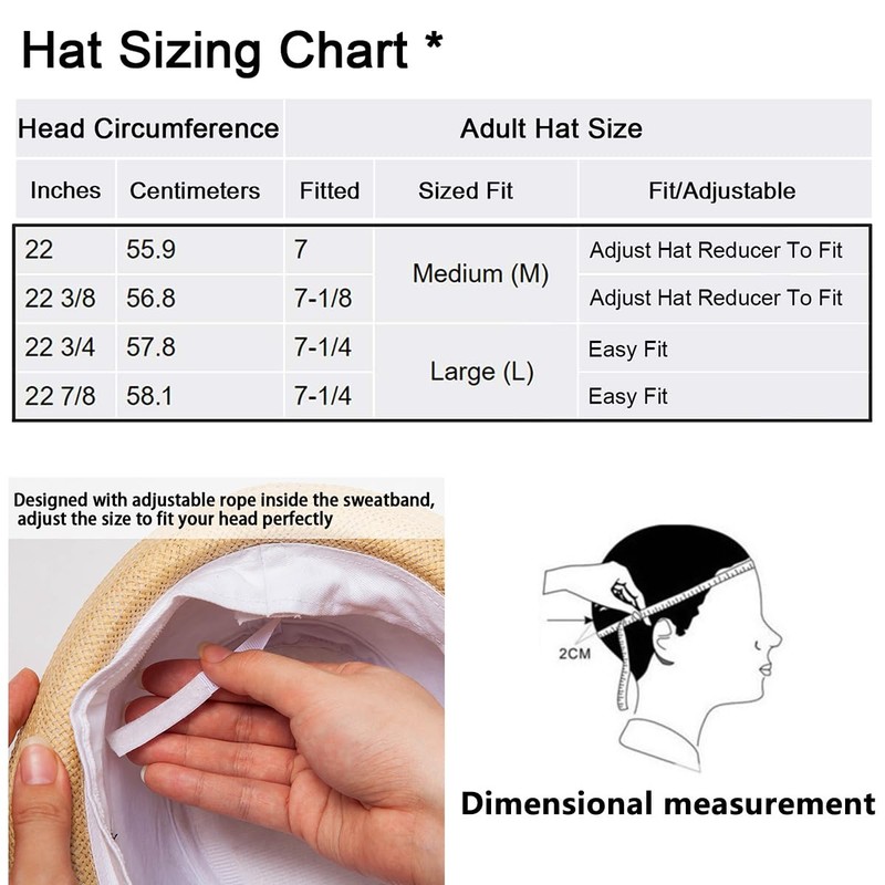 Straw Fedora Hats for Women - Men Sun Hat Trilby