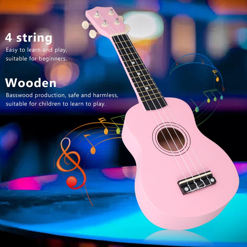 Kids Toy Ukulele Guitar Wooden Kids Toy Guitar 4 Strings